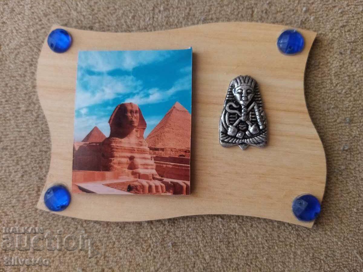 Дървен магнит от Египет - Уникат Дървен магнит от Египет - Уникат