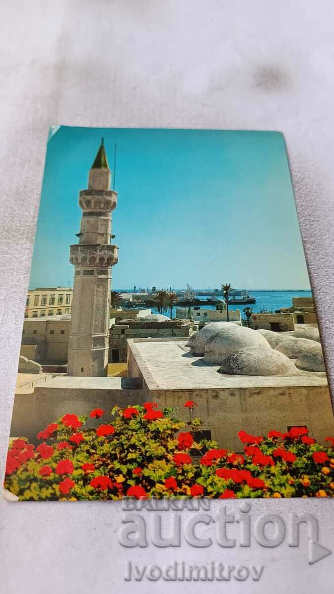 Καρτ ποστάλ Tripoli Gurgi's Mosque 1977