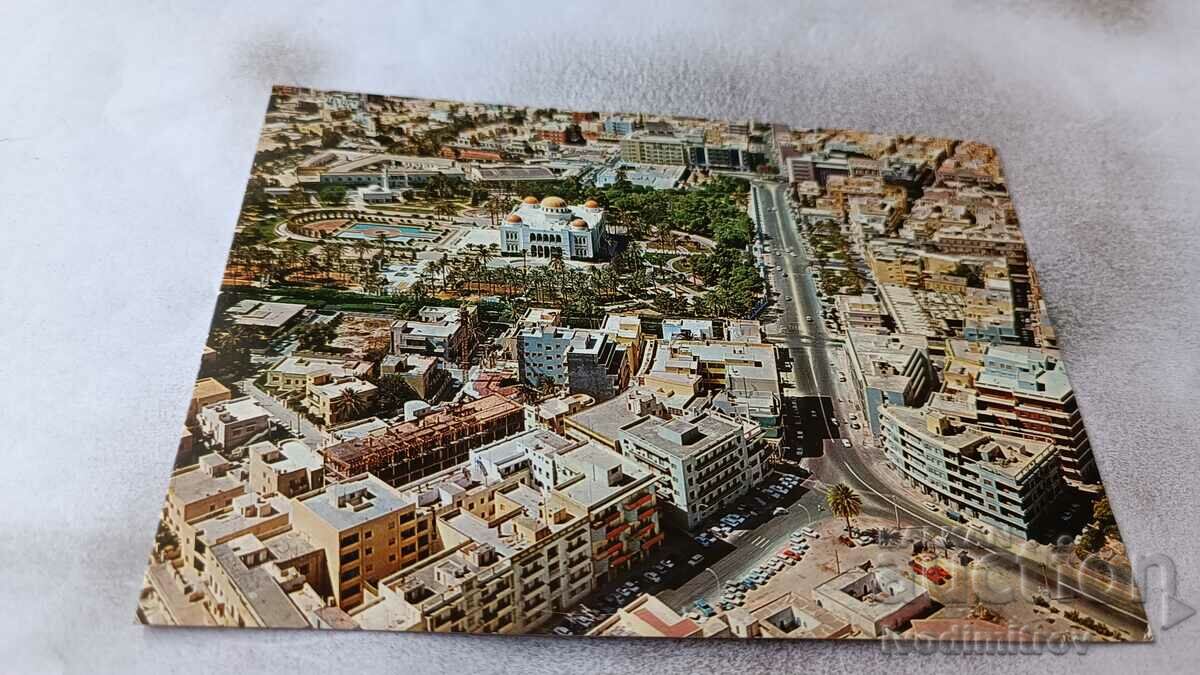 Postcard Tripoli Panoramic View over the Town