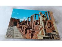 Carte poștală Scena Teatrului Leptis Magna