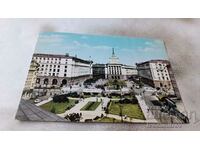 Postcard Sofia City Center 1961