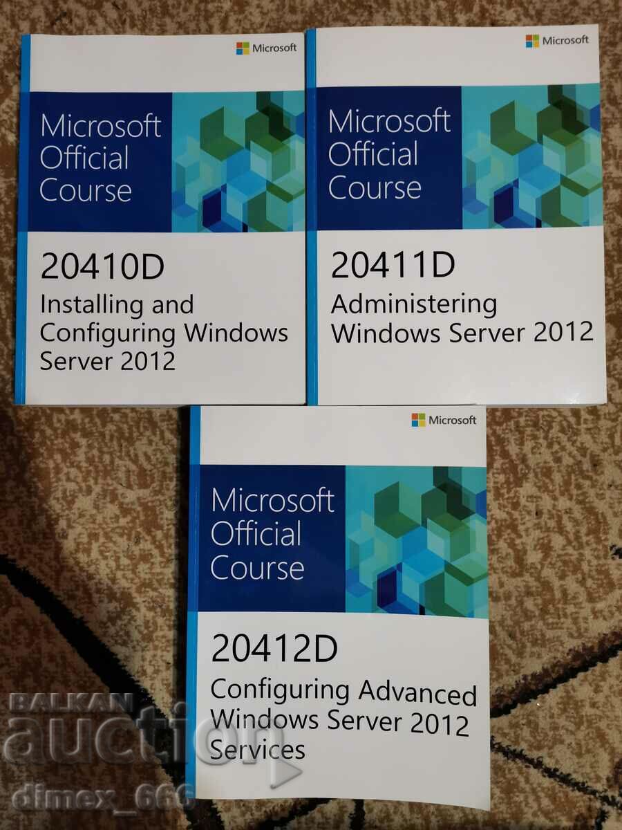 Microsoft official course 20410D, 20411D, 20412D - 2012