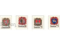 1984. Czechoslovakia. Coats of arms of Czech cities.