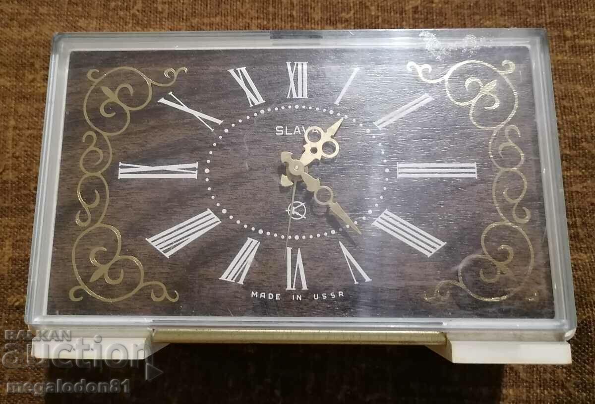 Old table clock "Slava"