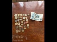 Lot of all kinds of coins