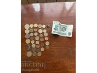 Lot of all kinds of coins