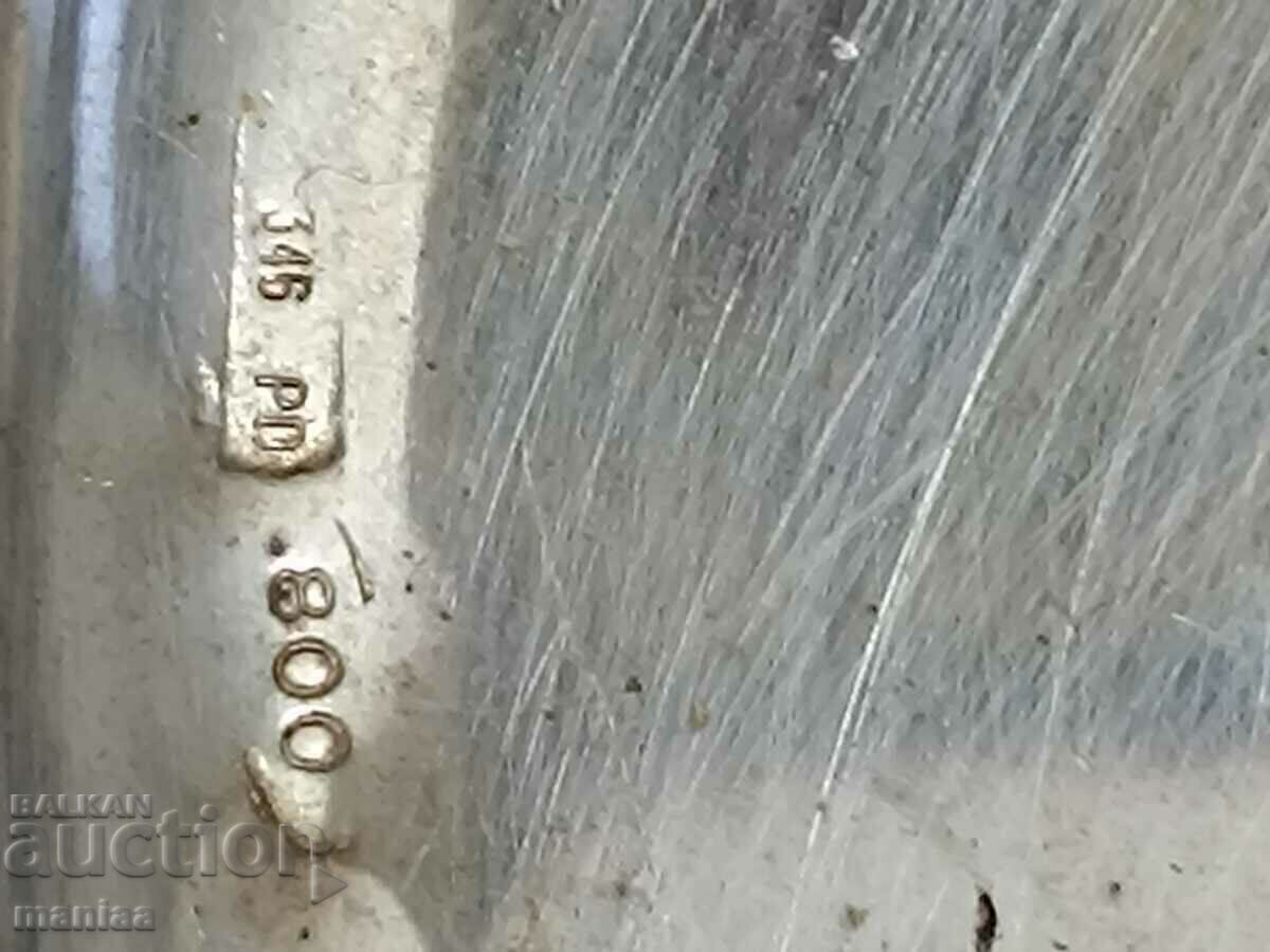 Голяма италианска сребърна фруктиера с цена € 1100.94 | 2153.25 лв.