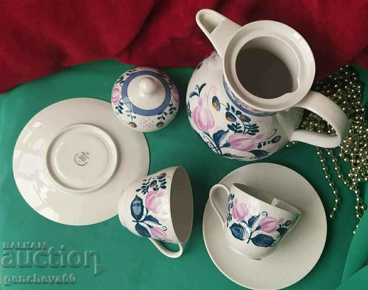 Beautiful Seltmann Weiden/Bavaria jug and two glasses - 6 Beautiful Seltmann Weiden/Bavaria jug and two glasses - 6