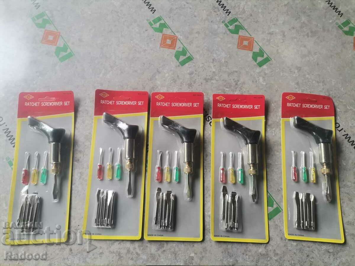 Screwdriver, trichotka 5 sets