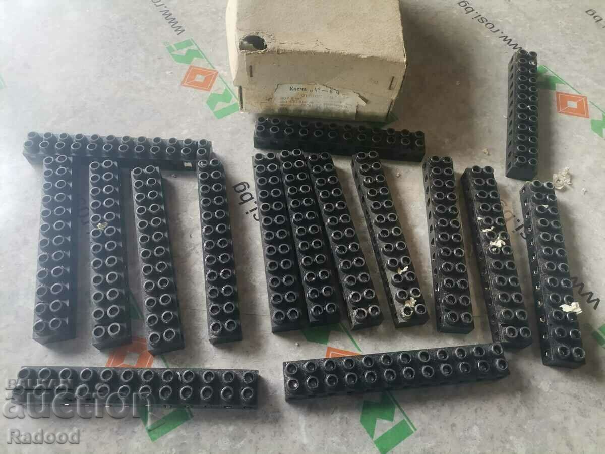 Bakelite terminals from the 80s - 5 Bakelite terminals from the 80s - 5