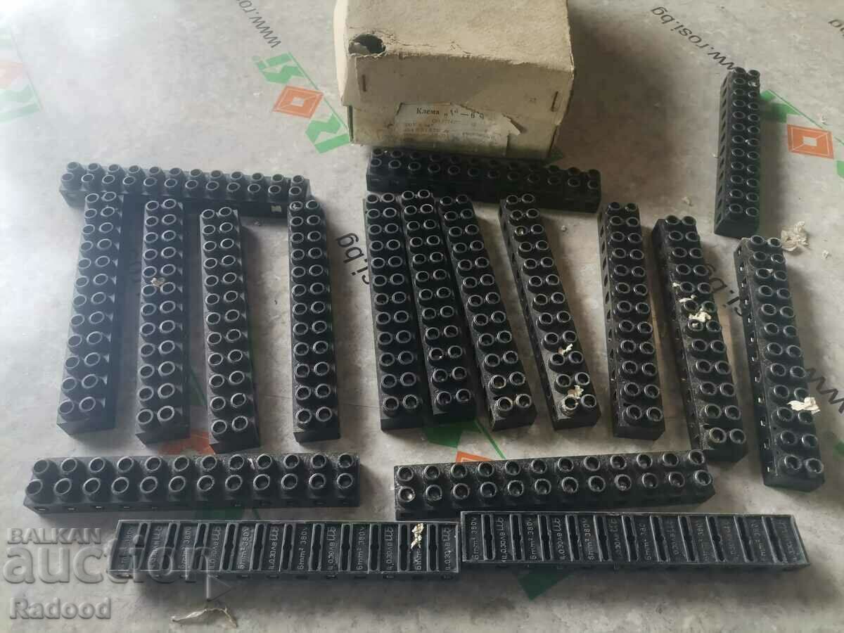 Bakelite terminals from the 80s Bakelite terminals from the 80s