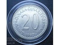 20 dinars 1987