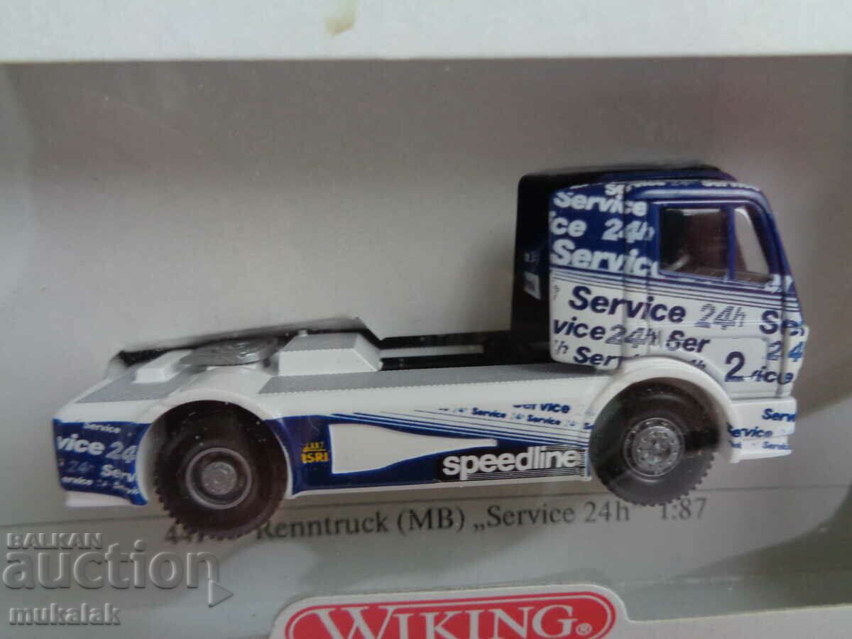 Auction  1:87 H0 WIKING MERCEDES TRUCK TOWER TROLLEY MODEL TOY