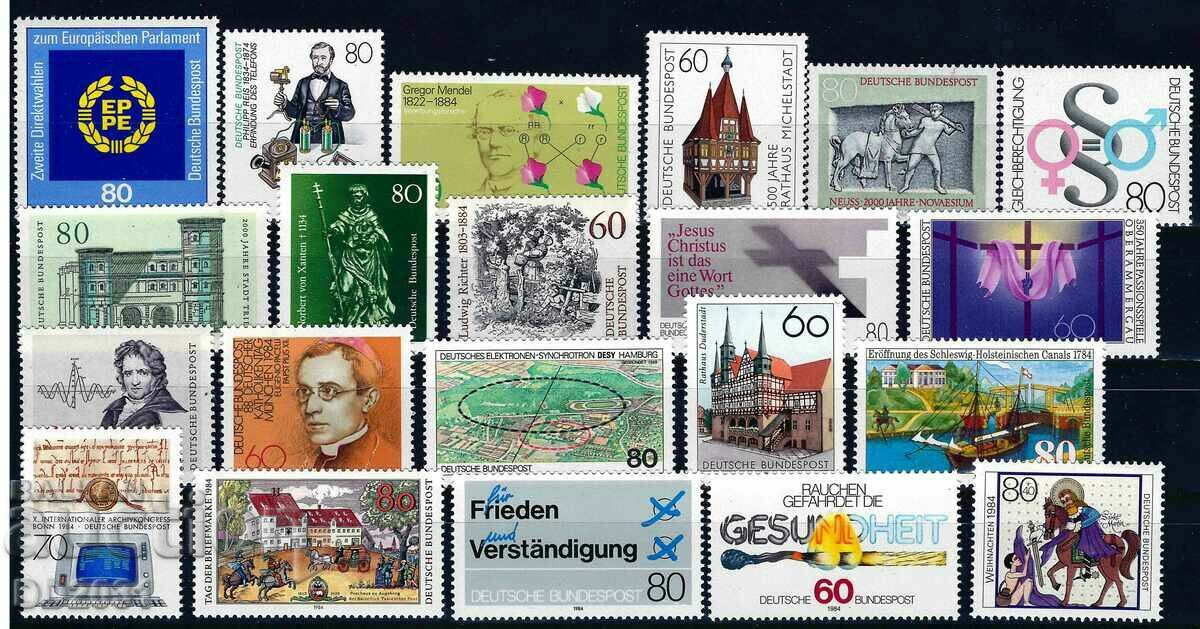 Germania GFR 1984 - lot de emisiuni individuale MNH