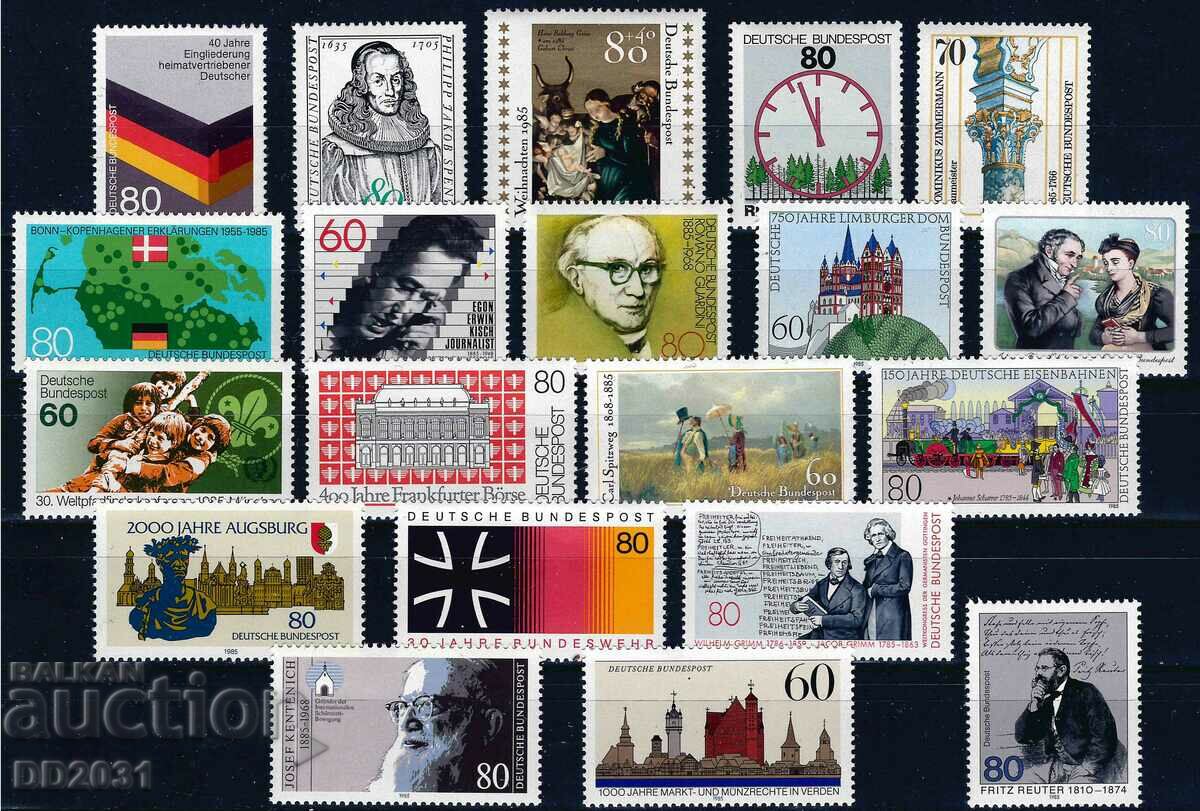 Germany GFR 1985 - lot of single issues MNH