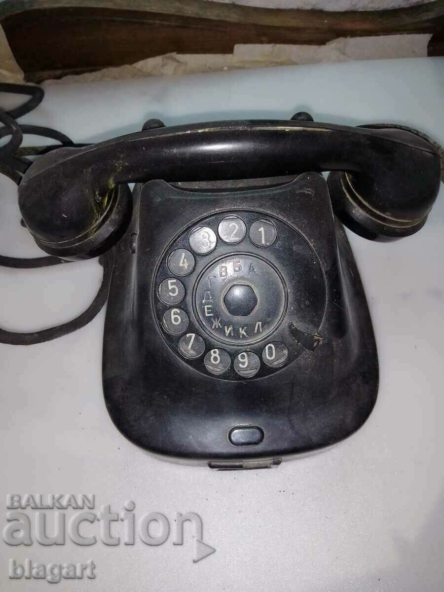 Vintage bakelite telephone