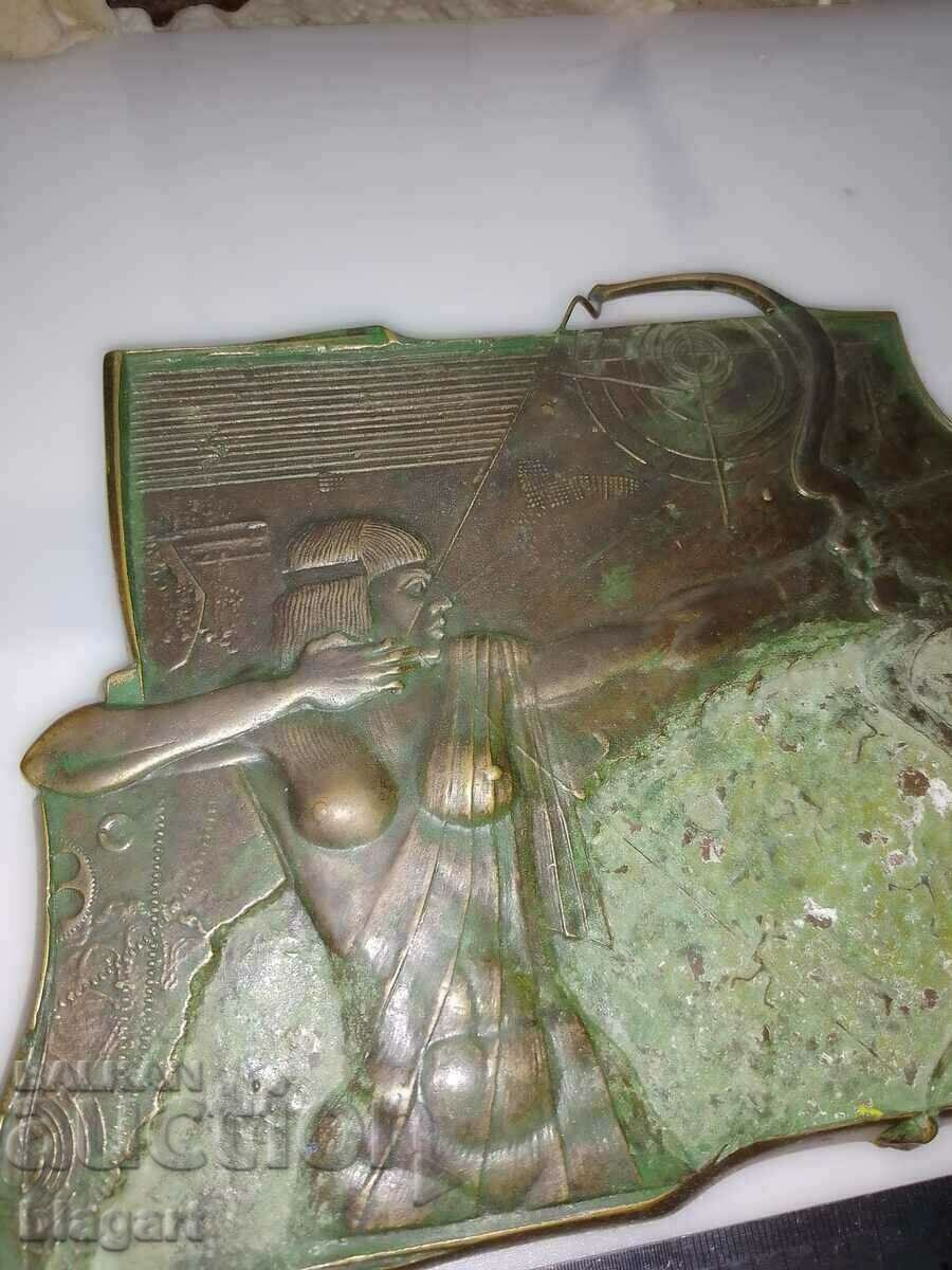 Bronze, bas-relief, small plastic