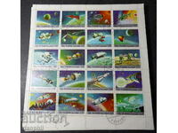 Fujairah 1972 "Cosmos", stamp/STO-sheet-20 stamps