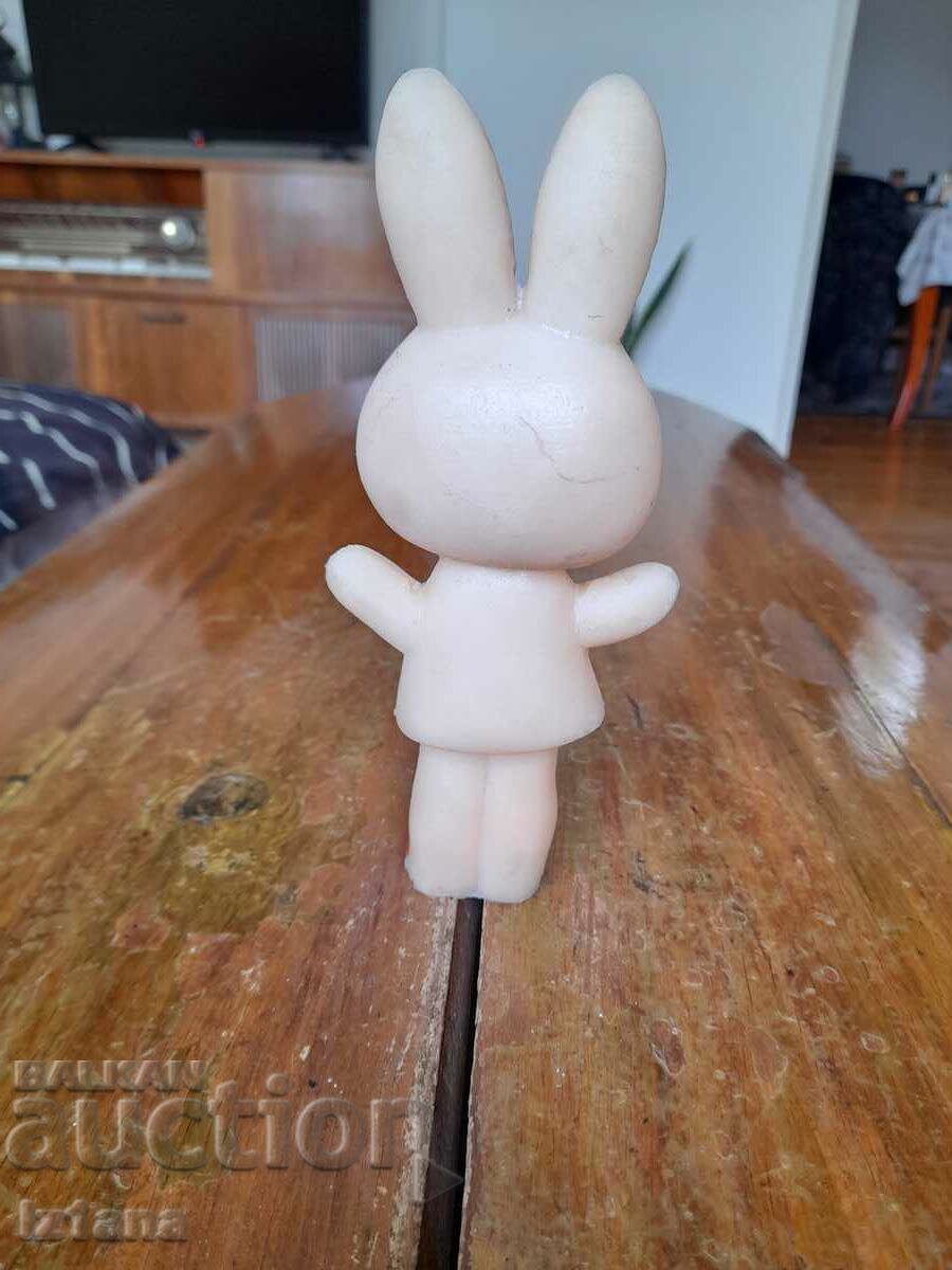 Auction Old rubber toy rabbit Auction Old rubber toy rabbit
