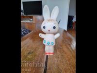 Old rubber toy rabbit