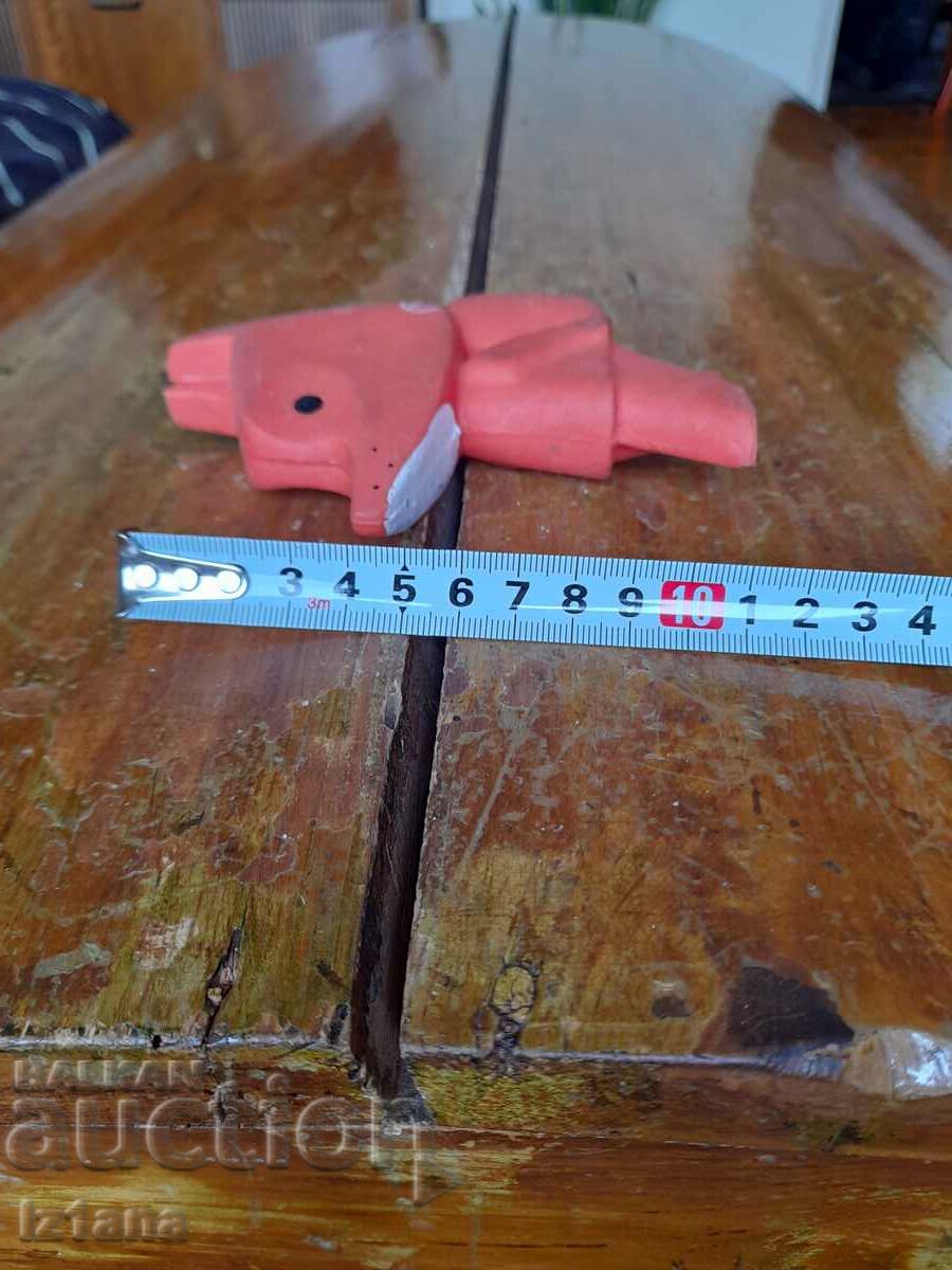 Old rubber toy Fox - 5 Old rubber toy Fox - 5