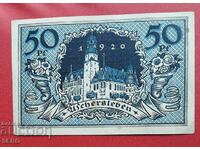 Bancnota-Germania-Saxonia-Oschersleben 50 pfennig 1920