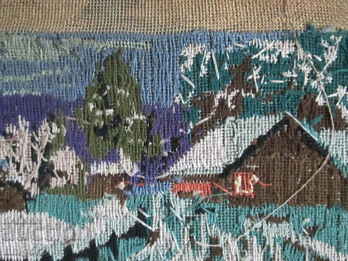 Old tapestry, hand sewn - 5 Old tapestry, hand sewn - 5