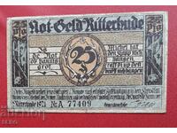 Banknote-Germany-Saxony-Ritterhude-25 pfennig 1921