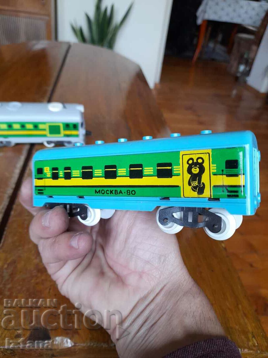 Delivery of Old Russian children's train Delivery of Old Russian children's train