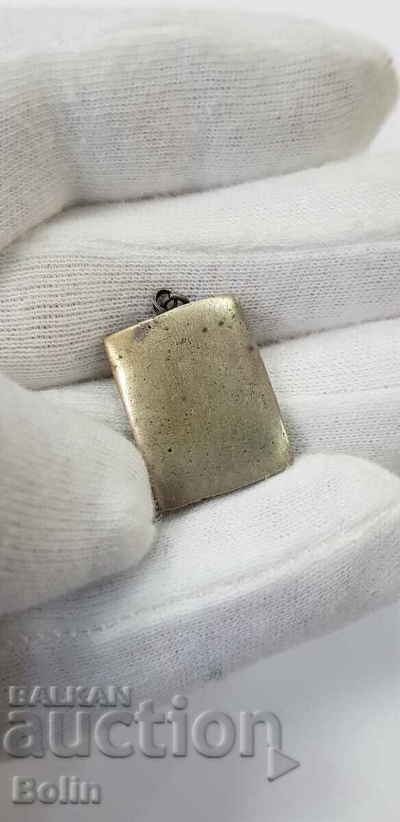 A rare early renaissance miniature icon, medallion - 19th century with price 120.00 BGN | € 61.36