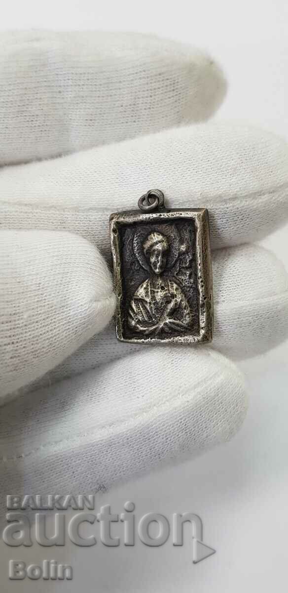 Delivery of A rare early renaissance miniature icon, medallion - 19th century