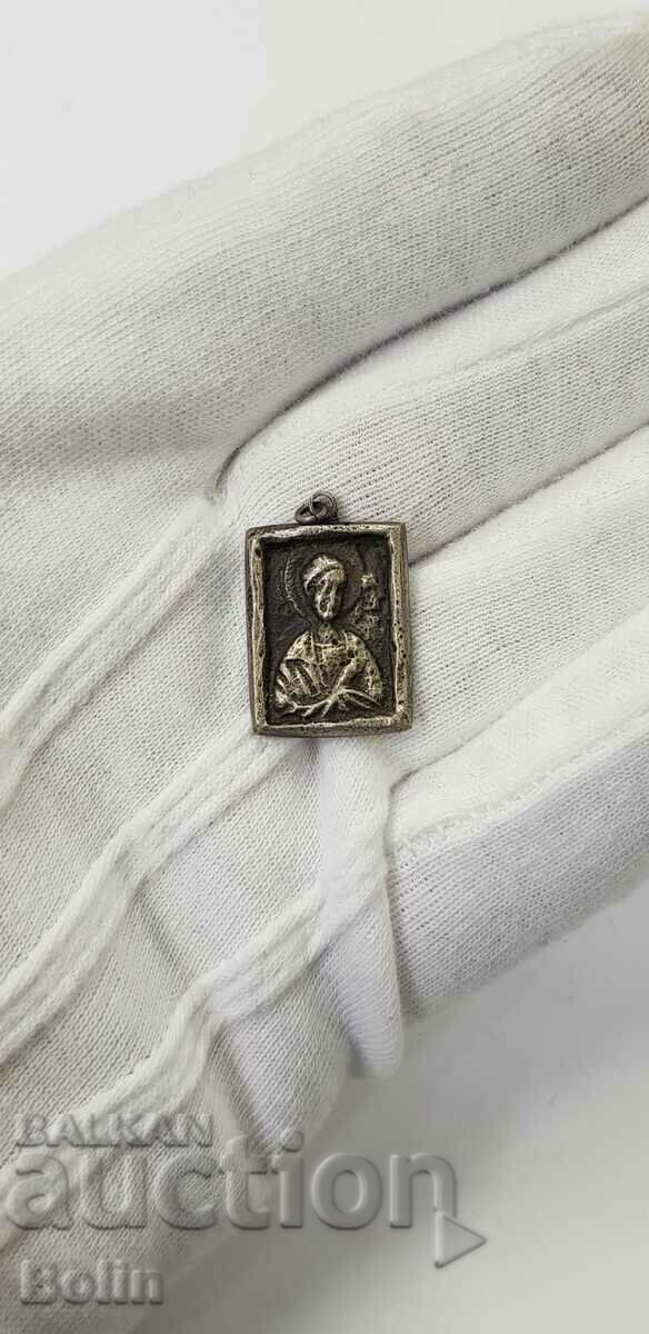 A rare early renaissance miniature icon, medallion - 19th century - 7