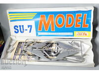 SU 7 Old German toy model Airplane to assemble