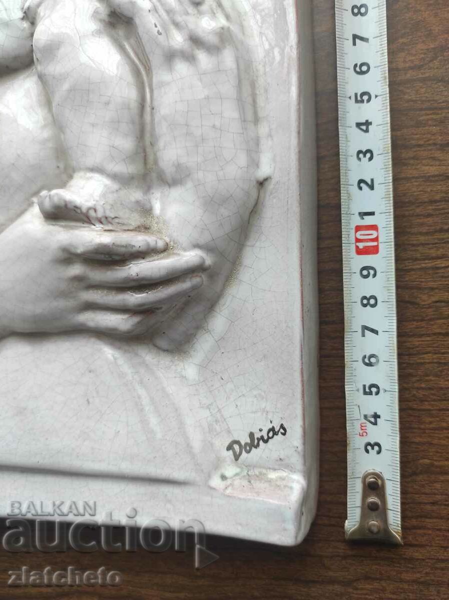 Auction Old terracotta "Madonna and Child" Auction Old terracotta "Madonna and Child"