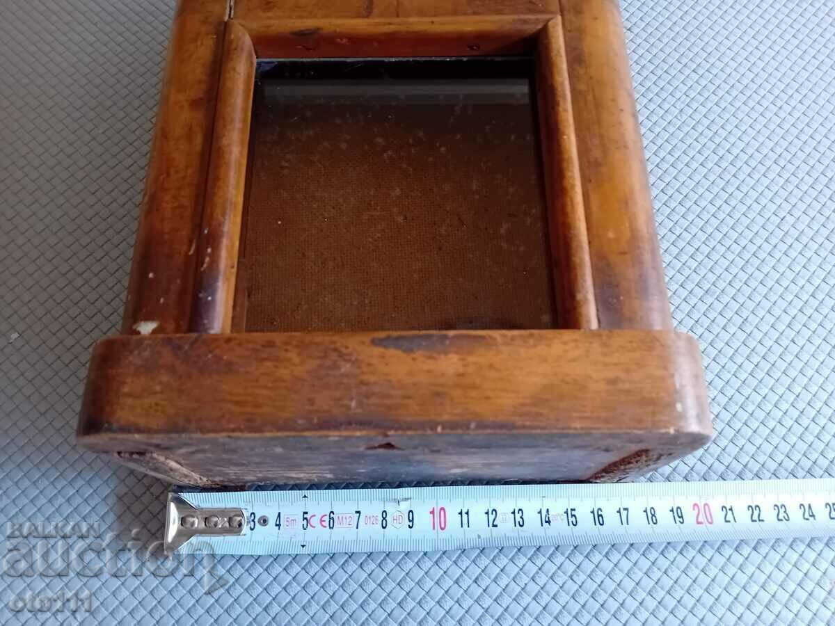 OLD WOODEN CLOCK BOX, ALARM CLOCK with price € 20.00 | 39.12 BGN