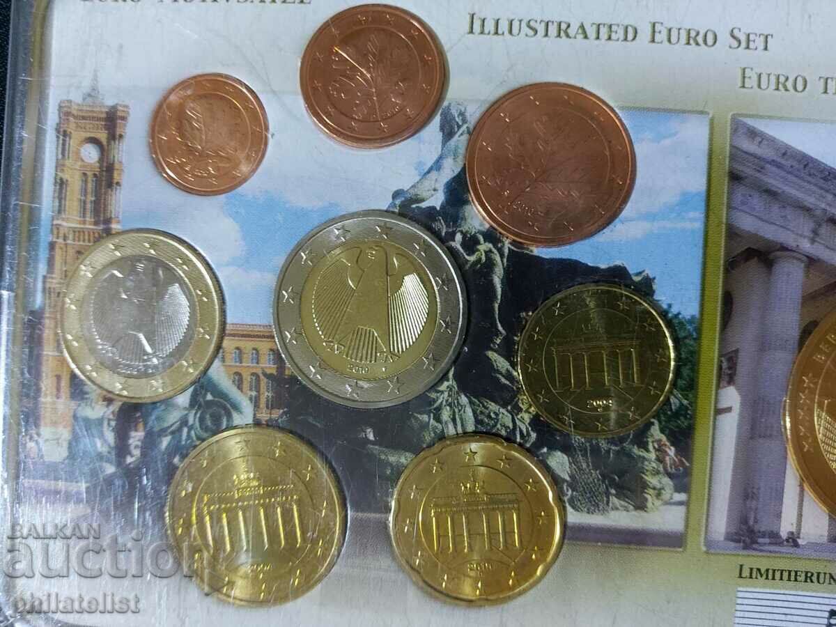 Germany 2004 -2010 - Euro set + commemorative medal Berlin with price 25.00 BGN | € 12.78 Germany 2004 -2010 - Euro set + commemorative medal Berlin with price 25.00 BGN | € 12.78