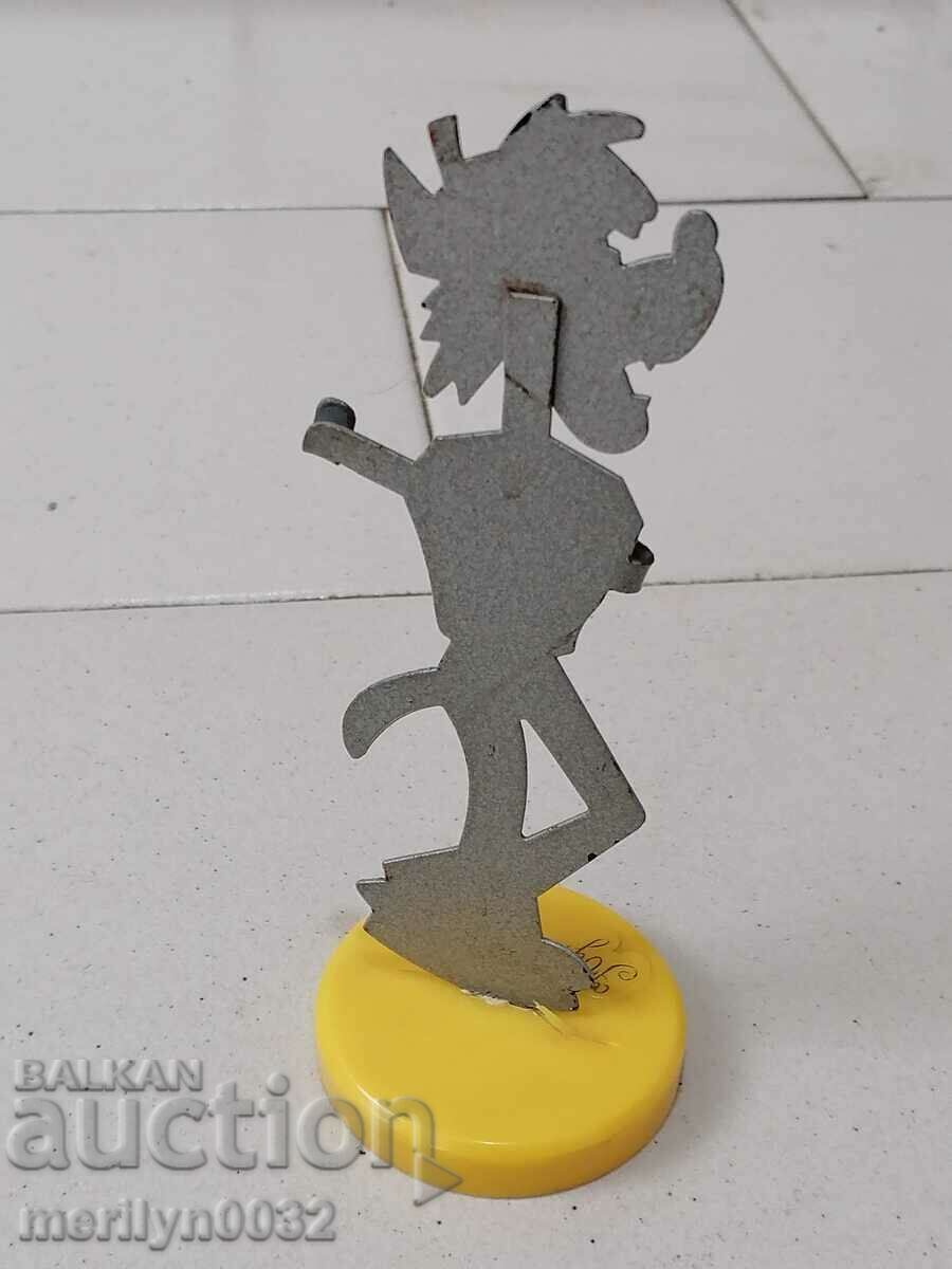 Аукцион Метална фигура Ну, Погоди СССР статуетка, играчка, сувенир Аукцион Метална фигура Ну, Погоди СССР статуетка, играчка, сувенир
