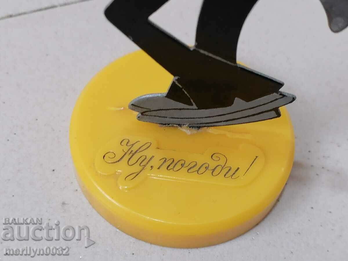 Метална фигура Ну, Погоди СССР статуетка, играчка, сувенир - 6 Метална фигура Ну, Погоди СССР статуетка, играчка, сувенир - 6