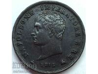 Napoleon 1 soldo 1813 Italy 10 g M - Milan bronze