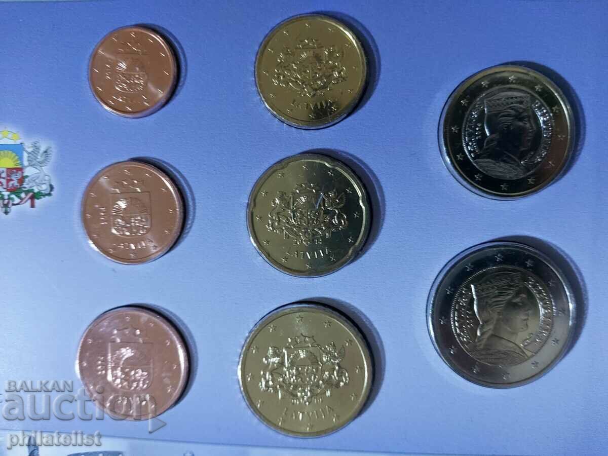 Λετονία 2014 - Euro Set ολοκληρωμένη σειρά από 1 σεντ έως 2 ευρώ με τιμή 25.00 BGN | € 12.78