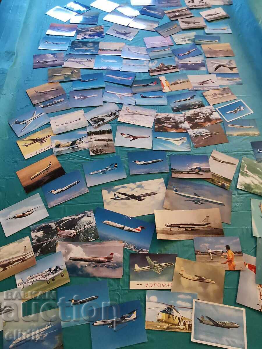 Огромна колекция от почти 100 п.к. и снимки на самолети