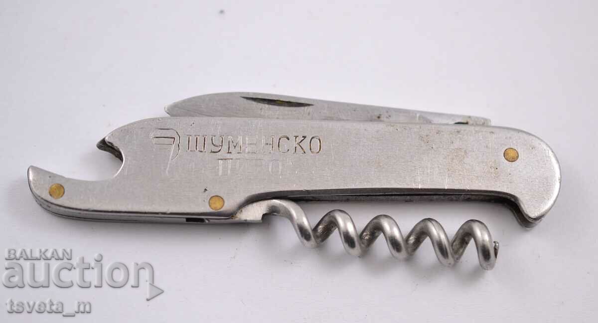 Pocket knife with opener and corkscrew Shumensko