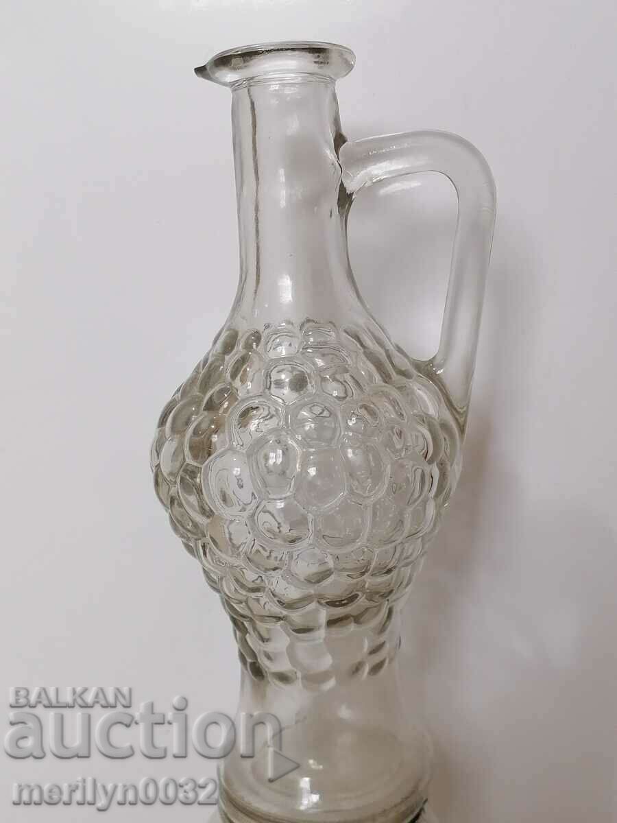 Old glass jug carafe bottle bottle glass with price 59.00 BGN | € 30.17 Old glass jug carafe bottle bottle glass with price 59.00 BGN | € 30.17