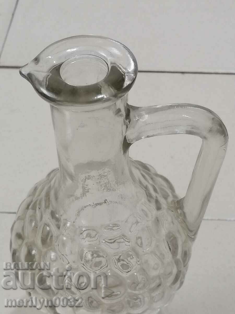Auction Old glass jug carafe bottle bottle glass Auction Old glass jug carafe bottle bottle glass