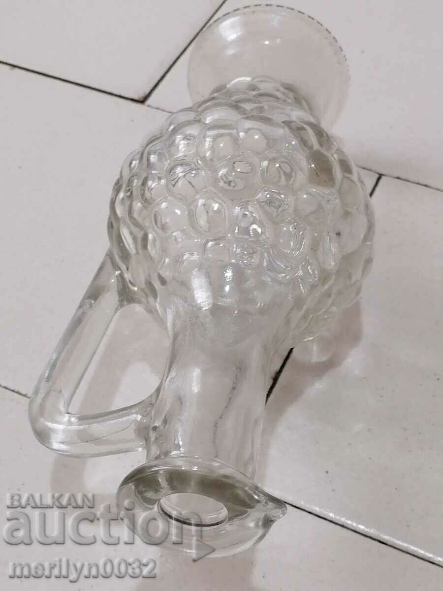 Old glass jug carafe bottle bottle glass - 6 Old glass jug carafe bottle bottle glass - 6