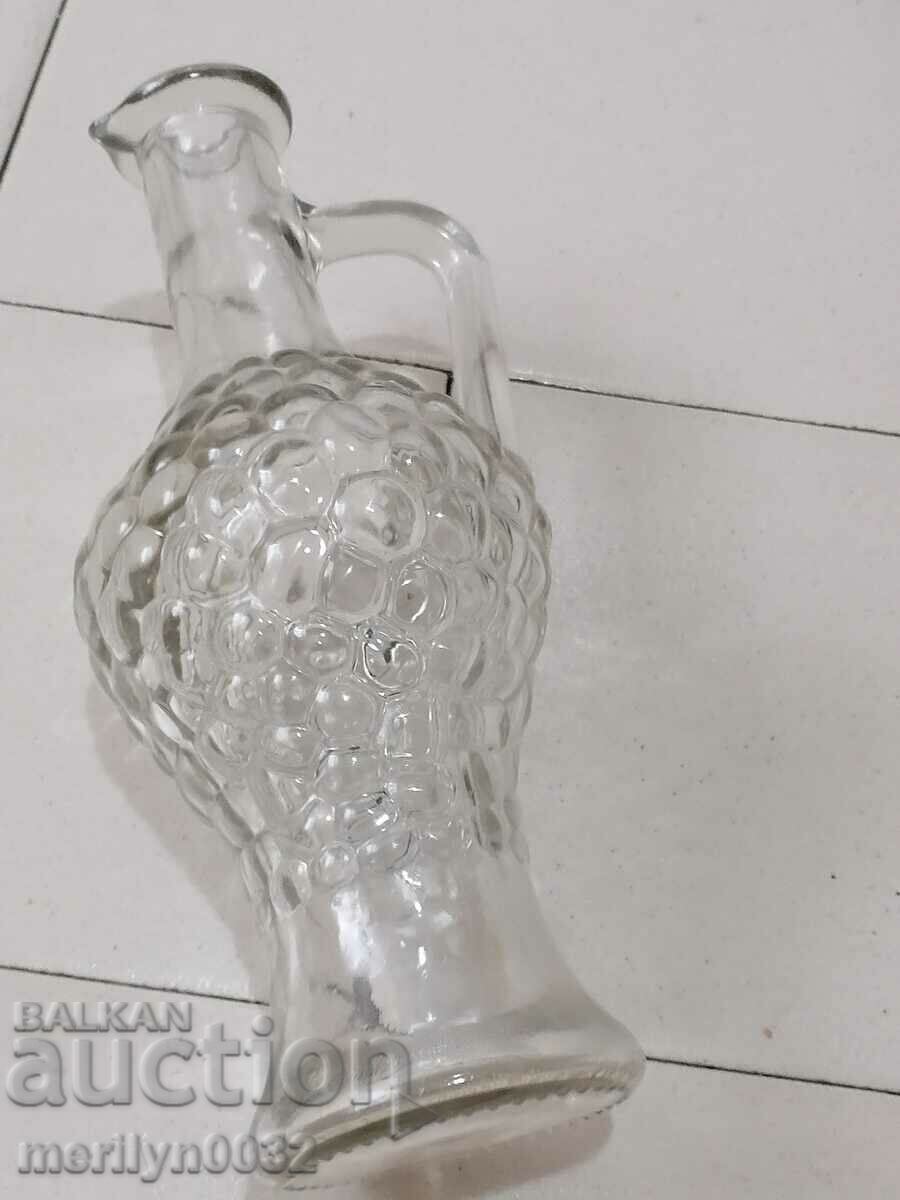 Old glass jug carafe bottle bottle glass - 7 Old glass jug carafe bottle bottle glass - 7