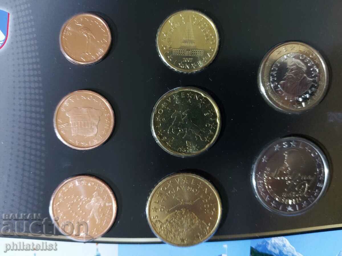 Slovenia 2007-2009 - Euro set - complete series with price 23.00 BGN | € 11.76 Slovenia 2007-2009 - Euro set - complete series with price 23.00 BGN | € 11.76