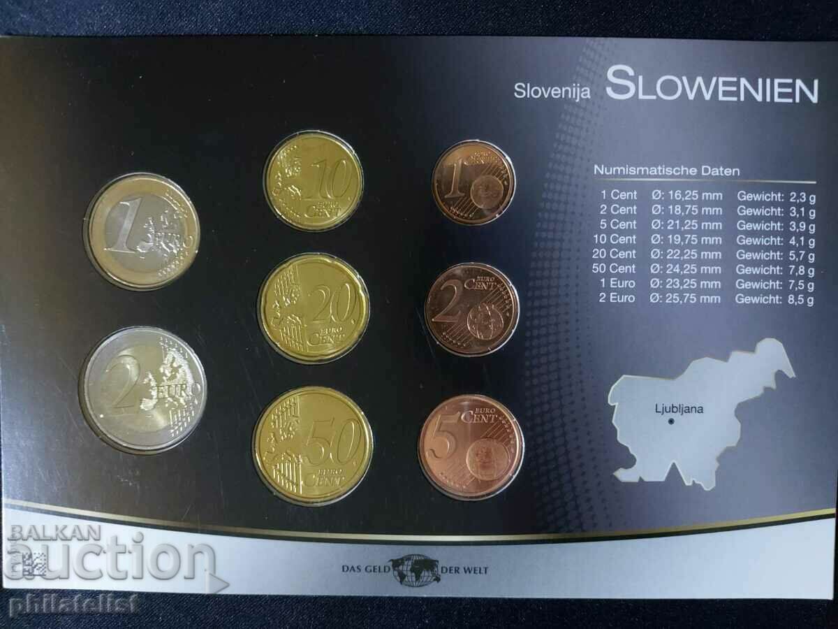 Auction Slovenia 2007-2009 - Euro set - complete series Auction Slovenia 2007-2009 - Euro set - complete series