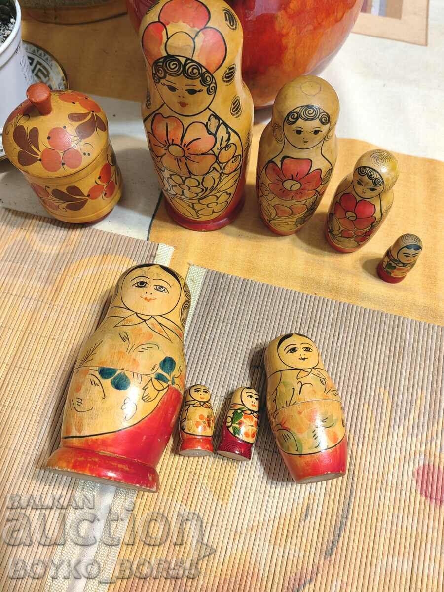 Opt matrioșca socială rusă veche + judecător cu preț 26.00 BGN | € 13.29