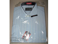 Νέο ανδρικό πουκάμισο Chris μακρυμάνικο XL 43/44 Sky Blue Stripe